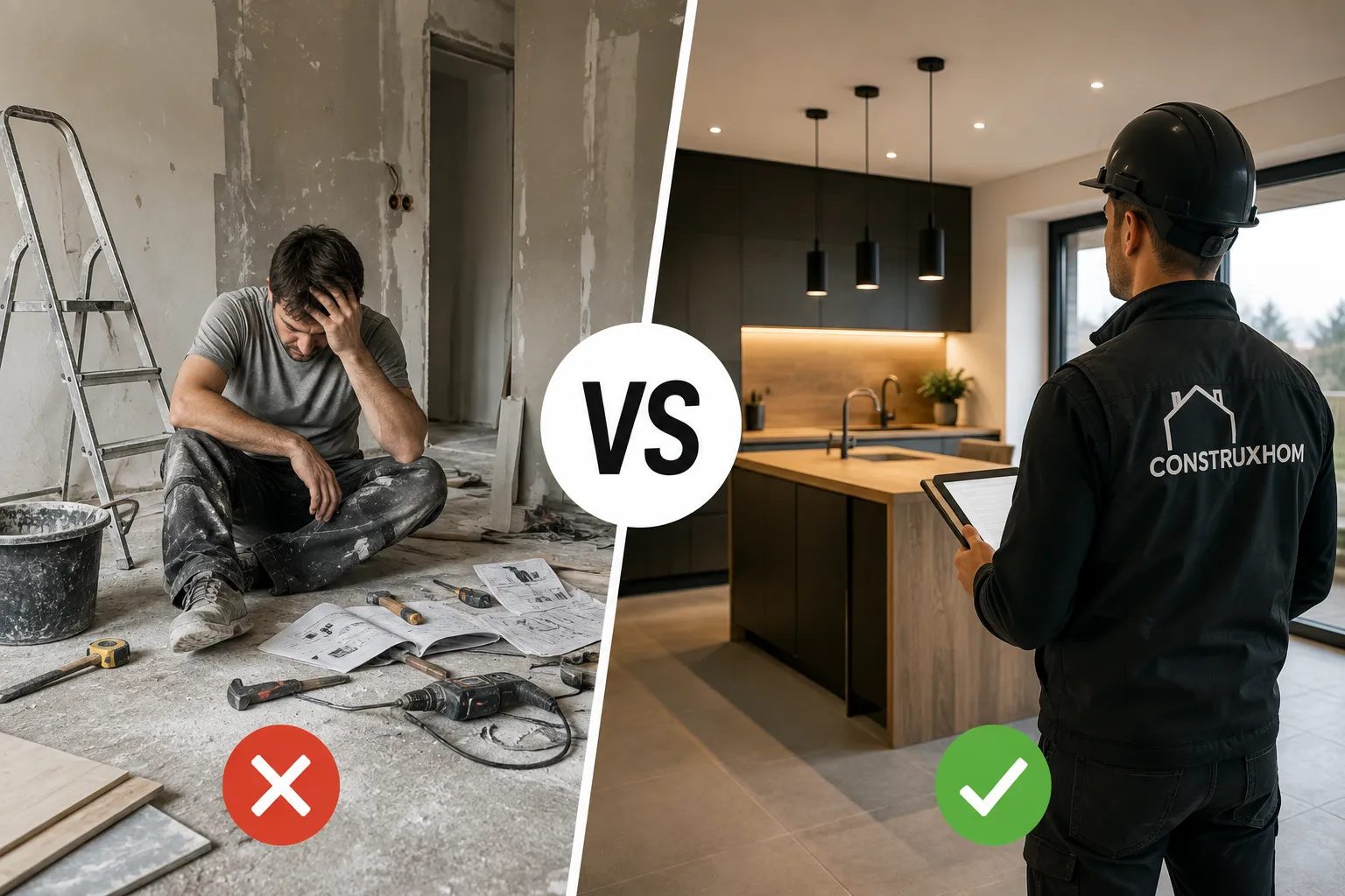 Faire soi-même VS faire appel à Construxhom : le vrai comparatif