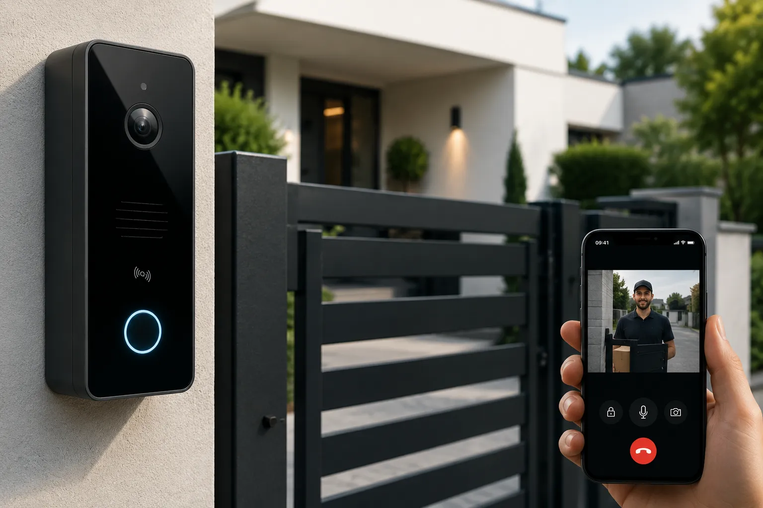 Visiophone connecté : transformez votre portail en entrée intelligente